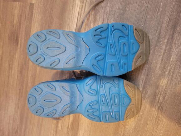 Nike Air Zoom Turf Barry Sanders Turf Signature Shoe Rare Blue sliver lions 11c - Picture 8 of 10